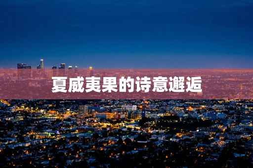 夏威夷果的诗意邂逅