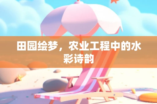 田园绘梦，农业工程中的水彩诗韵