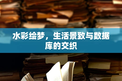 水彩绘梦，生活景致与数据库的交织