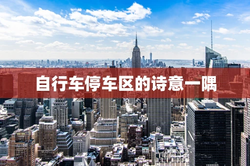 自行车停车区的诗意一隅
