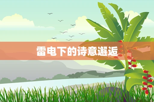雷电下的诗意邂逅
