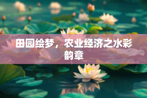 田园绘梦，农业经济之水彩韵章