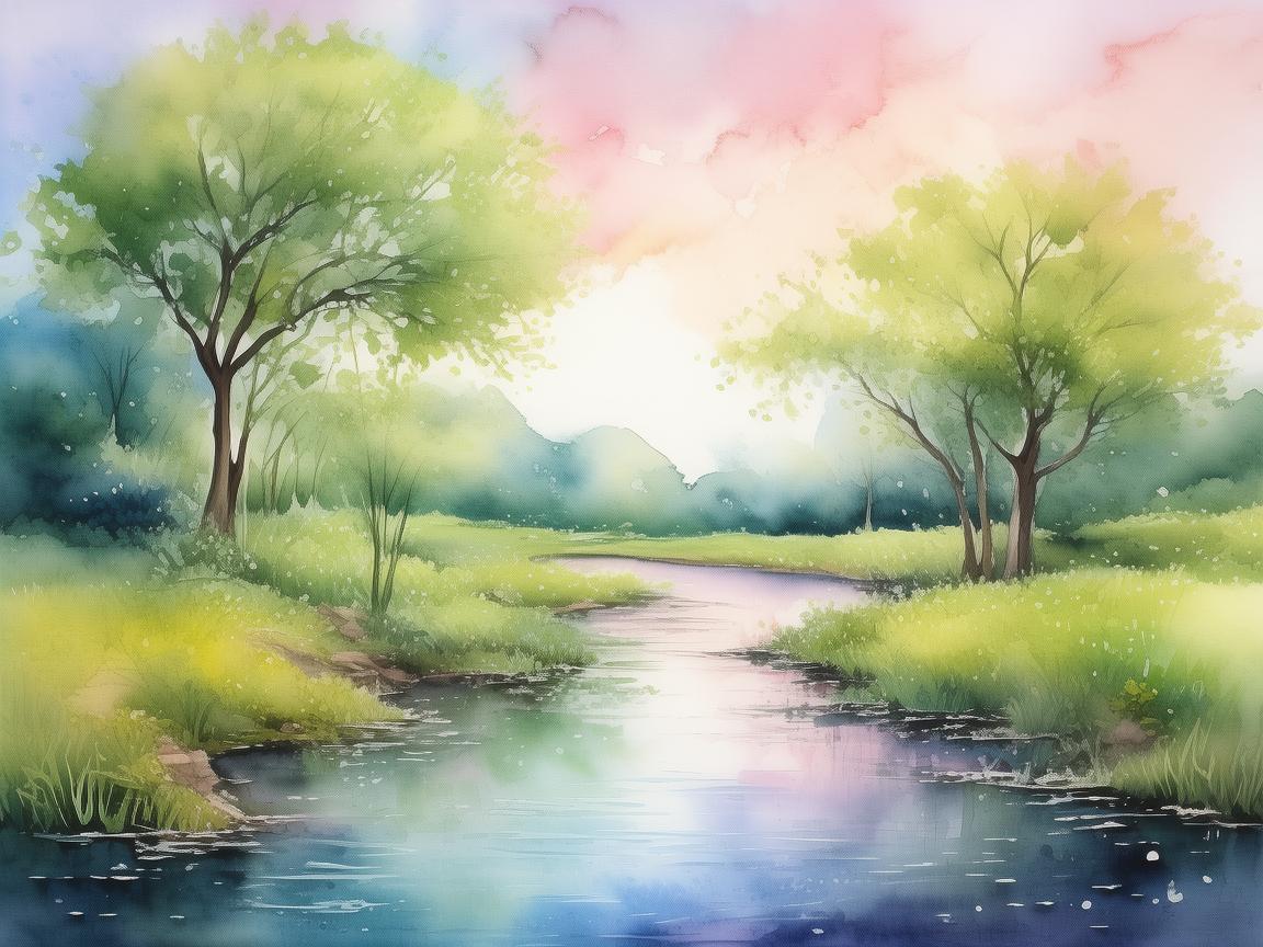 赓续荣光，水彩笔下的生活赞歌