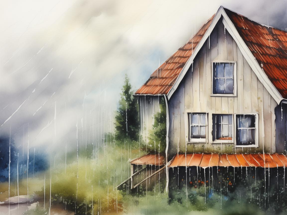 荷兰水彩画卷，风暴下的静谧与坚韧