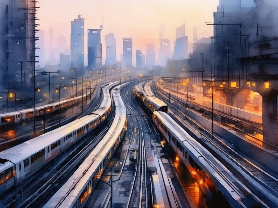 水彩笔下的城市微光，上海地铁的温情与冲突