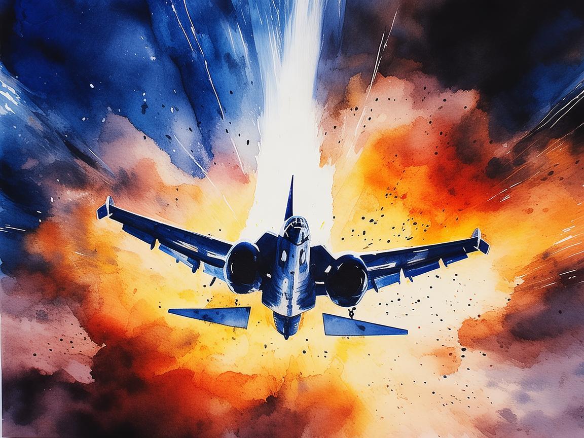 高燃时刻,水彩绘就空军英姿 高燃时刻,水彩绘就空军英姿