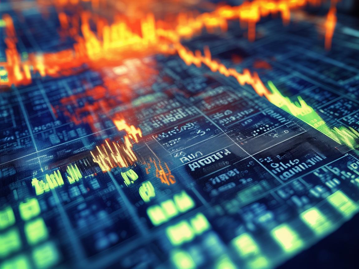 水彩绘梦,美股收盘的色彩斑斓