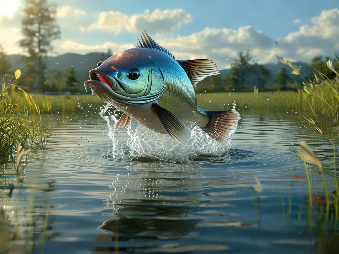 鱼跃画境，大哥与三十斤大鱼的奇遇