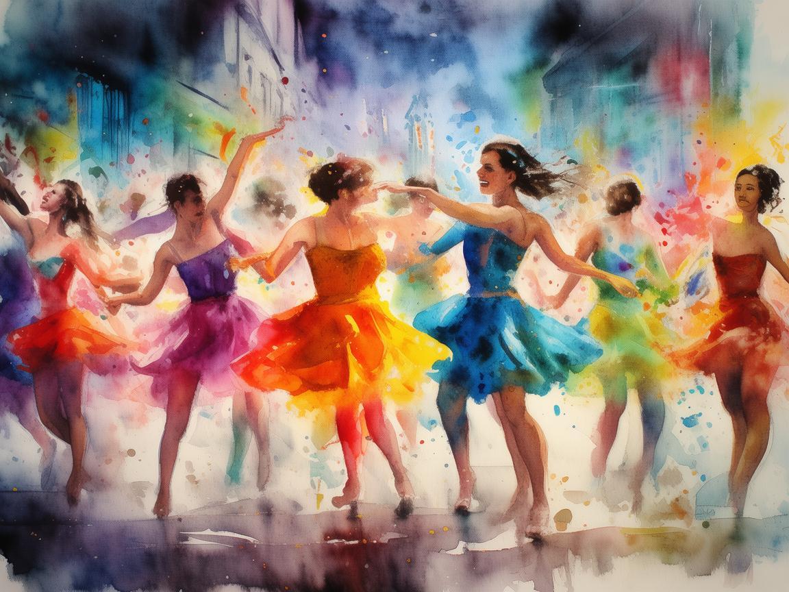 水彩绘梦，连胜文在海峡两岸街舞联赛的炫彩瞬间