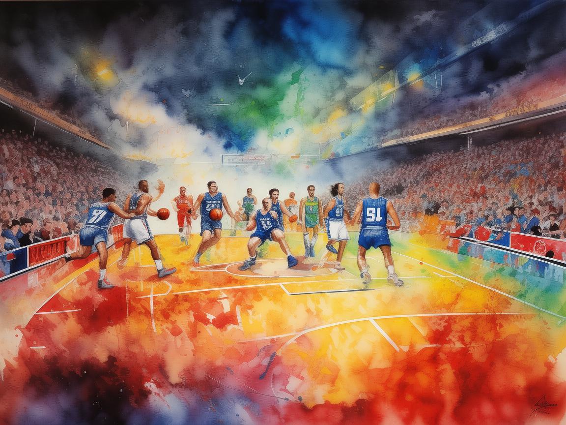 水彩直播实录——开拓者与热火的激情碰撞