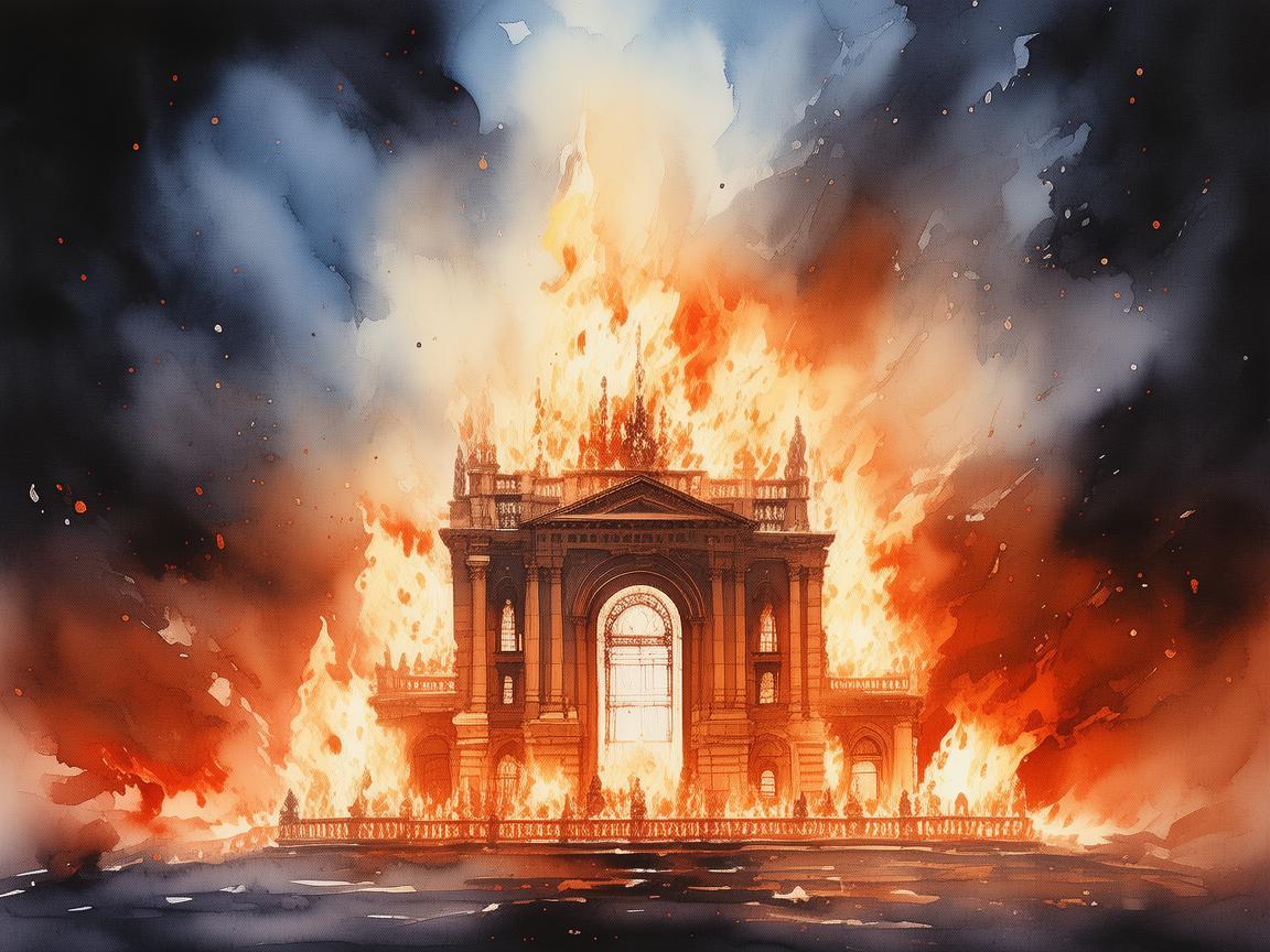 水彩笔触下的正义之光,消防领域反腐风云录 水彩笔触下的正义之光,消防领域反腐风云录